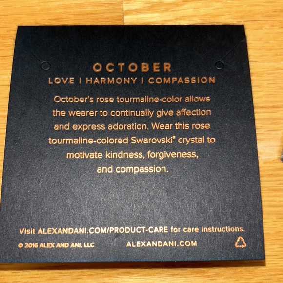 OCTOBER BIRTHSTONE SILVER BRACELET - Picture 7 of 7